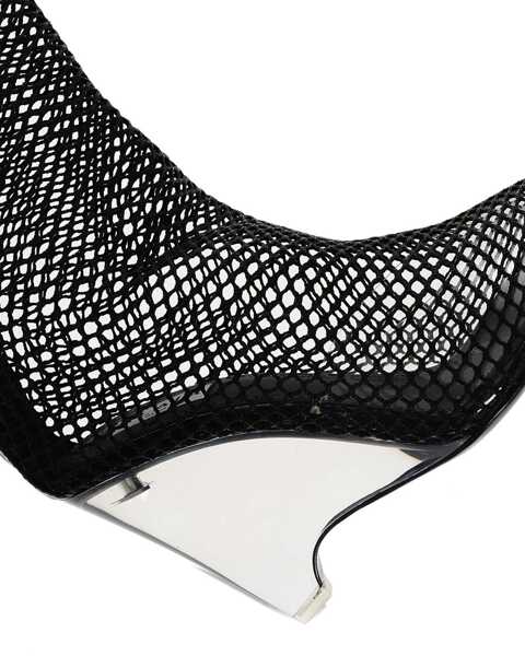 Cizme lungi Alaa Over The Knee Mesh Boots With Plexiglass Wedge Heel 11Cm Black Femei (BM 17305546) 5