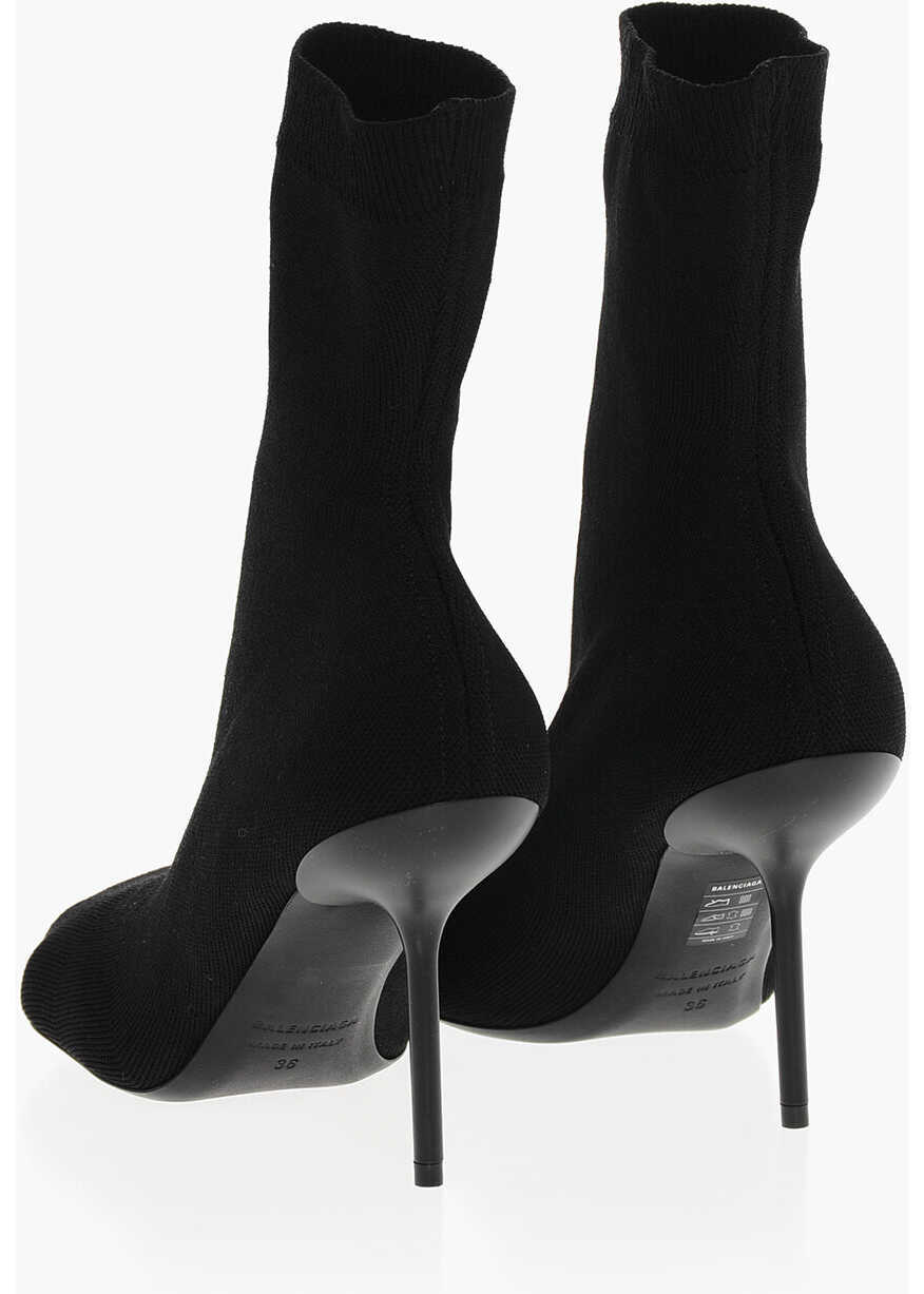 Botine Balenciaga Shaped Anatomic Sock Booties 9Cm Black Femei (BM 17305552) 2