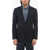 CORNELIANI Side Vents Wool Leader 2-Button Blazer With Flap Pocket Midnight Blue