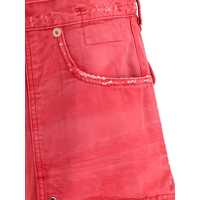 Pantaloni scurti R13 Dama - Pantaloni scurti R13 Bermuda cargo Shorts VIVID RED Femei (BM 17305747) - B-mall.ro