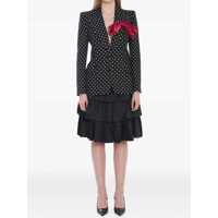 Sacouri Polka dot single-breasted Blazer Femei
