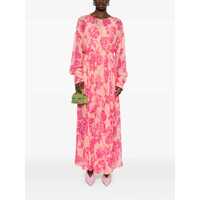 Rochii ESSENTIEL ANTWERP Dama - Rochii elegante ESSENTIEL ANTWERP ESSENTIEL ANTWERP HARDWARE PINK FLORAL LONG DRESS Pink Femei (BM 17305878) - B-mall.ro