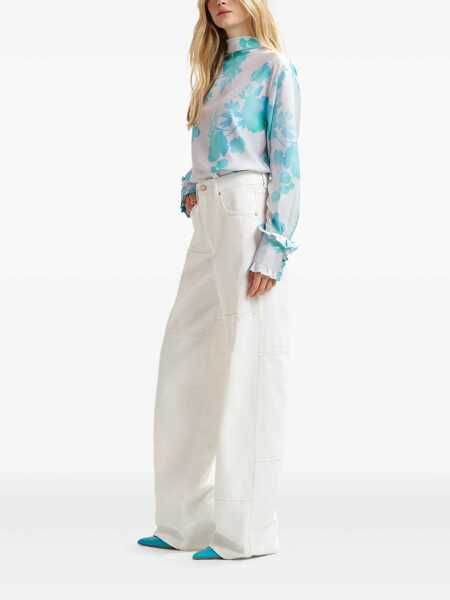 Blugi evazati ESSENTIEL ANTWERP ESSENTIEL ANTWERP HASTER WHITE JEANS White Femei (BM 17305890) 3
