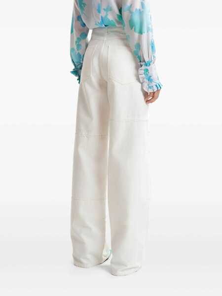 Blugi evazati ESSENTIEL ANTWERP ESSENTIEL ANTWERP HASTER WHITE JEANS White Femei (BM 17305890) 5