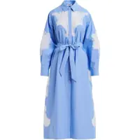 Rochii elegante ESSENTIEL ANTWERP HAZE LIGHT BLUE SHIRT DRESS Femei