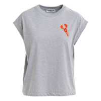 Tricouri ESSENTIEL ANTWERP HOBSTER GREY T-SHIRT Femei