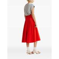 Fuste ESSENTIEL ANTWERP Dama - Fuste ESSENTIEL ANTWERP ESSENTIEL ANTWERP HOSANNA RED MIDI SKIRT Red Femei (BM 17305935) - B-mall.ro