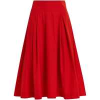 Fuste ESSENTIEL ANTWERP HOSANNA RED MIDI SKIRT Femei