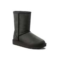 Bocanci UGG Dama - Bocanci UGG UGG W Classic Short Leather Shoes Black Femei (BM 17306319) - B-mall.ro