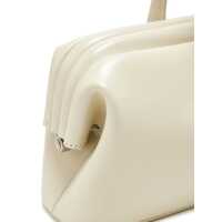Genti OSOI Dama - Genti de umar OSOI Boat White Shoulder Bag With Round Handles And Lettering Logo On The Front In Leather Woman WHITE Femei (BM 17307270) - B-mall.ro