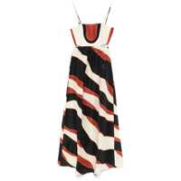 Rochii Raquel Diniz Printed Linen Dress Femei