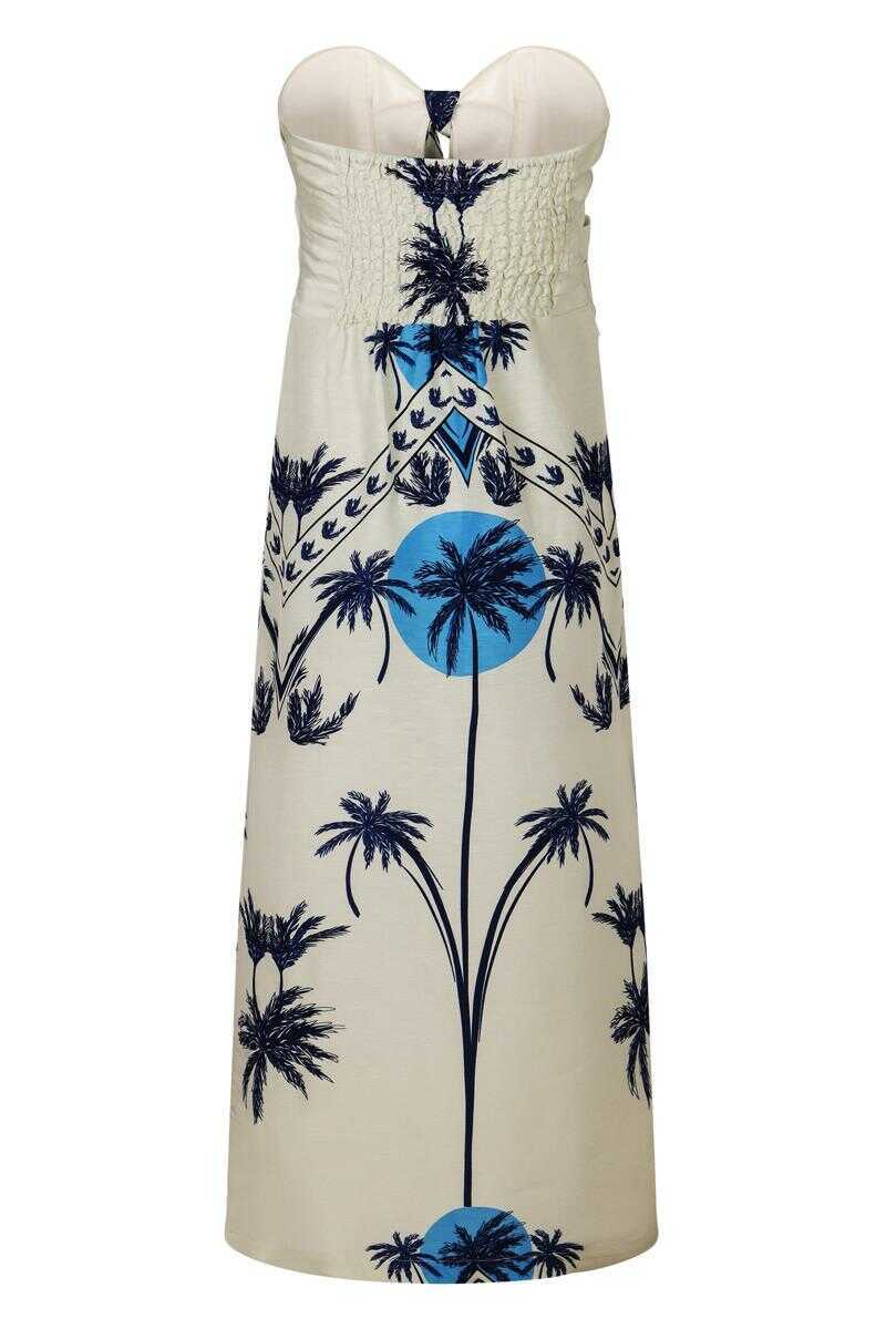 Rochii RAQUEL DINIZ Raquel Diniz Ipanema Linen And Silk Dress Beige Femei (BM 17308416) 2