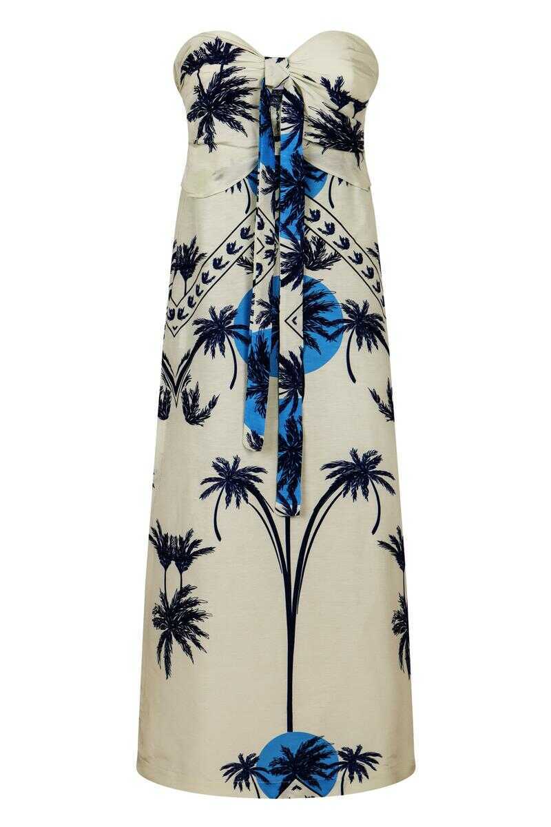 Rochii RAQUEL DINIZ Raquel Diniz Ipanema Linen And Silk Dress Beige Femei (BM 17308416) 1