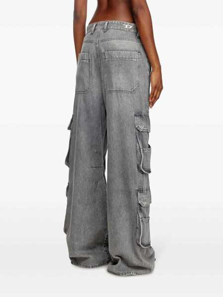 Blugi Diesel Diesel D-Sire-Cargo Jeans GREY Femei (BM 17309919) 4