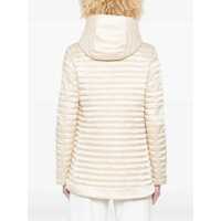Imbracaminte Save the Duck Dama - Geci de iarna Save the Duck Alima Beige Down Jacket With Tone-On-Tone Logo Patch On The Sleeve In Tech Fabric Woman Beige Femei (BM 17311455) - B-mall.ro