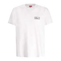 Tricouri Kenzo 'Kenzo Weave' Embroidered Slim T-Shirt In Cotton Barbati
