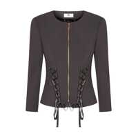 Geci Elisabetta Franchi Crêpe De Chine Jacket Femei
