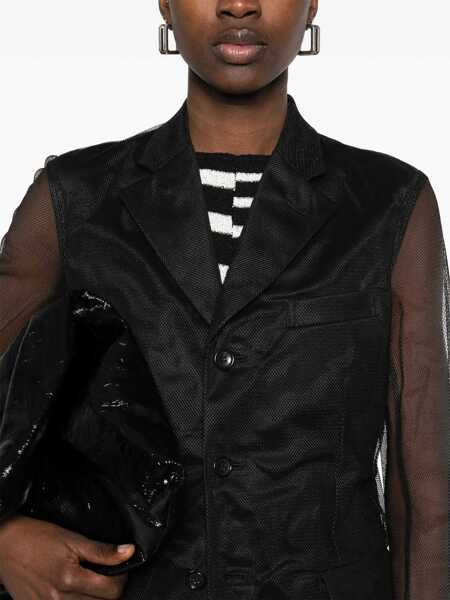 Paltoane Comme des Garons Comme Des Garons Nylon Coat Black Femei (BM 17312655) 5