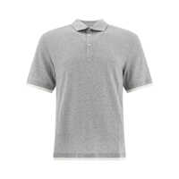 Tricouri Polo Brunello Cucinelli Layered Polo Shirt Barbati