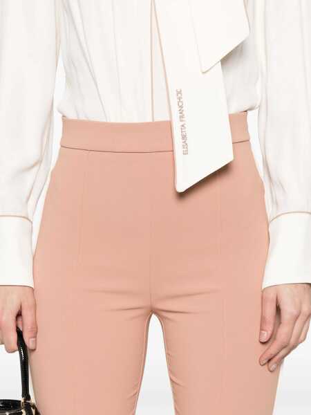 Salopete Elisabetta Franchi Elisabetta Franchi Crepe Jumpsuit PINK Femei (BM 17316117) 5