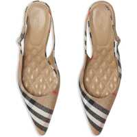 Pantofi cu toc Burberry Dama - Pantofi cu toc Burberry Birdie Check Slingback Pumps BEIGE Femei (BM 17317420) - B-mall.ro