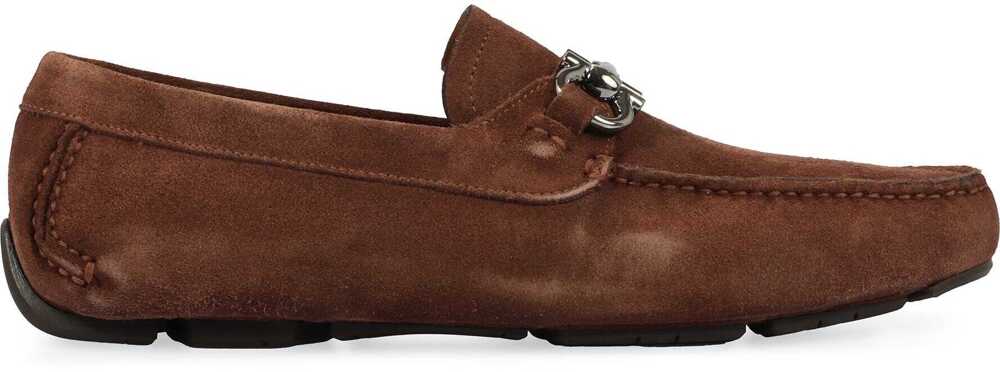 Mocasini Salvatore Ferragamo Salvatore Ferragamo Suede Loafers BROWN Barbati (BM 17317521) 2