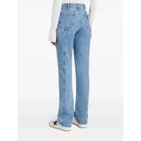 Blugi ROTATE Birger Christensen Dama - Blugi ROTATE Birger Christensen Rotate Birger Christensen Velcro Logo Jeans BLUE Femei (BM 17318085) - B-mall.ro
