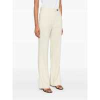 Imbracaminte TELA Dama - Pantaloni casual TELA White Pants With Belt Loops In Linen And Viscose Blend Woman WHITE Femei (BM 17318283) - B-mall.ro