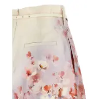Pantaloni casual ZIMMERMANN Dama - Pantaloni casual ZIMMERMANN Zimmermann Crush Flat Front Shorts MULTICOLOR Femei (BM 17318727) - B-mall.ro