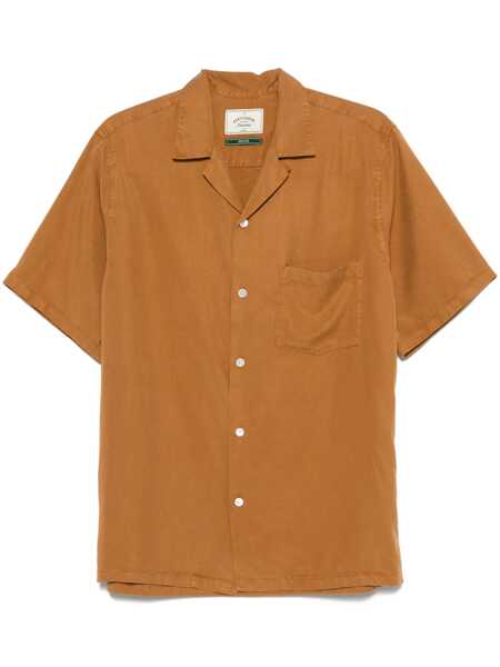 Camasi PORTUGUESE FLANNEL Portuguese Flannel Dogtown Bowling Shirt CINNAMON Barbati (BM 17319435) 1