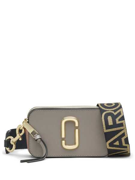 Genti de umar Marc Jacobs Marc Jacobs Cement And Multicolour Leather The Snapshot Crossbody Bag CEMENT/MULTI Femei (BM 17319543) 1