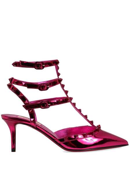 Pantofi cu toc Valentino Garavani Valentino Garavani Rockstud Patent Leather Slingback Purple Femei (BM 17319708) 1