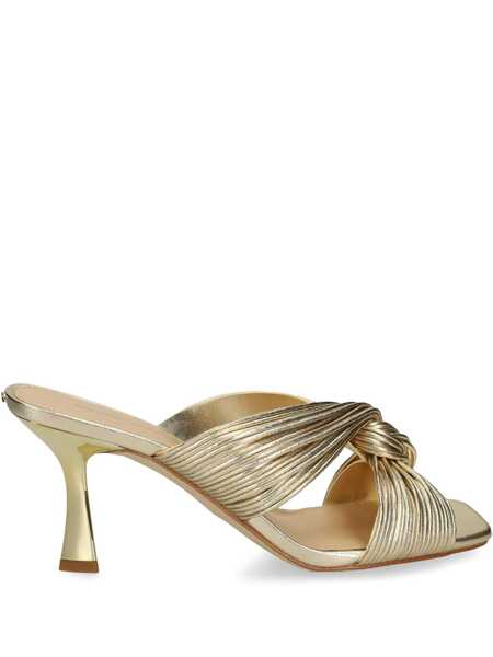 Sandale Michael Kors Michael Kors Metallic Leather Mule Gold Femei (BM 17319846) 1