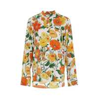 Topuri Stella McCartney Printed Viscose Shirt Femei