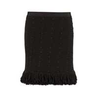 Fuste Bottega Veneta Fringed Knit Skirt Femei