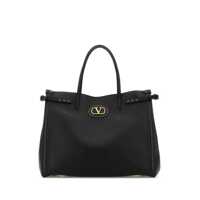 Genti de mana Valentino Garavani Black Leather Totes Barbati