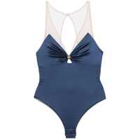 Body-uri Elisabetta Franchi Tulle-Straps Bodysuit Femei