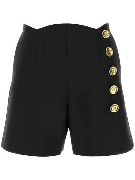 Pantaloni casual Givenchy Givenchy Wool Shorts Black Femei (BM 17322873) 1