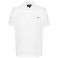 Tricouri Polo White Polo Shirt With Classic Collar And Logo Embroidery On The Front In Cotton Man Barbati