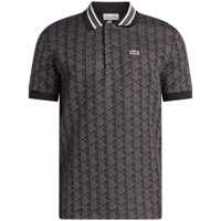 Camasi Lacoste Jacquard Monogram Polo Shirt Barbati