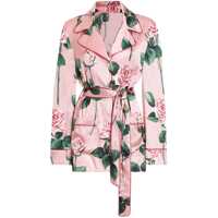 Bluze Dolce & Gabbana Printed Silk Blouse Femei