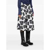 Imbracaminte Marni Dama - Fuste Marni Luna Multicolor Skirt With All-Over Floral Print In Cotton Woman MULTICOLOR Femei (BM 17324433) - B-mall.ro