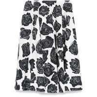 Fuste 'Luna' Multicolor Skirt With All-Over Floral Print In Cotton Woman Femei