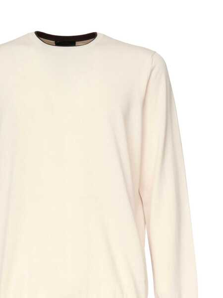 Pulovere Fay Fay  Sweater In Cotton Yarn Beige Barbati (BM 17326101) 3