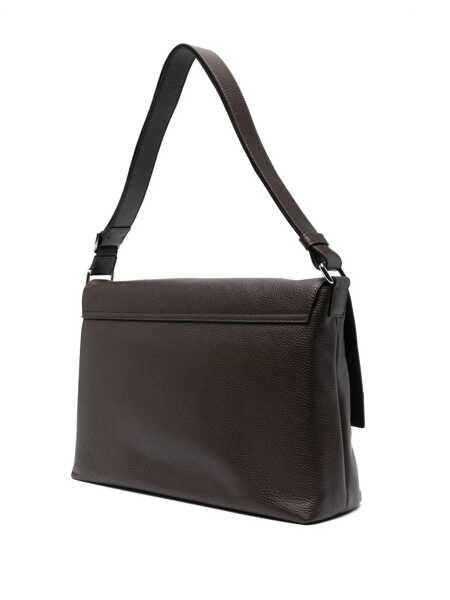 Genti de umar Orciani Orciani Micron Messenger Bag In Grained Leather GREEN Barbati (BM 17326350) 3