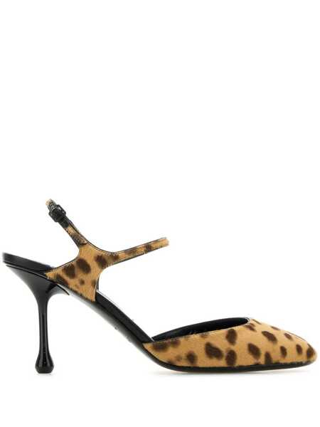 Pantofi cu toc Jimmy Choo Pixie Brown Pumps With High Sculpted Heel And All-Over Leopard Print In Tech Fabric Woman BROWN Femei (BM 17326512) 1