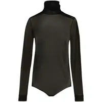 Body-uri Maison Margiela Four-Stitch Sheer Bodysuit Femei