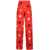 Aspesi Aspesi Printed Silk Pants ORANGE