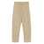Semicouture Beige Pants With Elastic Waist With Drawstring In Linen Woman Beige