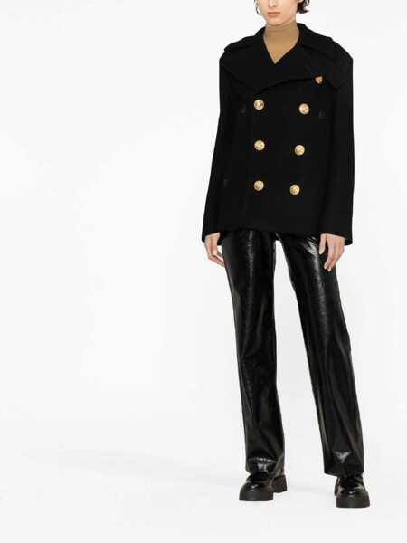Geci DSQUARED2 DSQUARED2 Wool Blend Peacoat Black Femei (BM 17327049) 2
